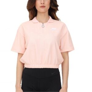Nike Women's Light Pink Crop Top
